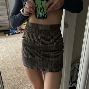 Plaid Skirt